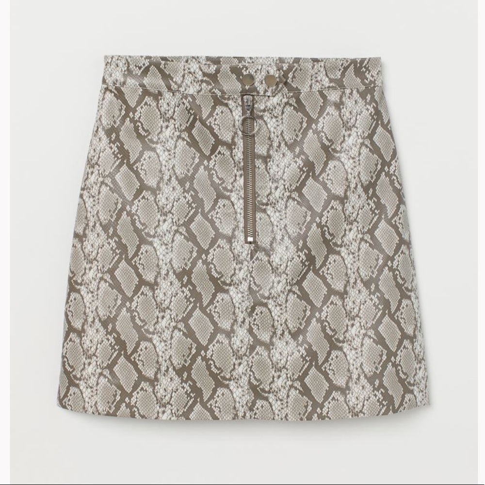 Faux Leather Skirt